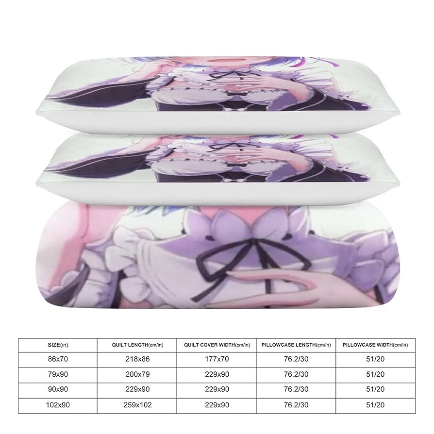 Re:ゼロから始める異世界生活 レム　シーツ Amazon｜レム Re ゼロから始める異世界生活 布団カバー3点セット